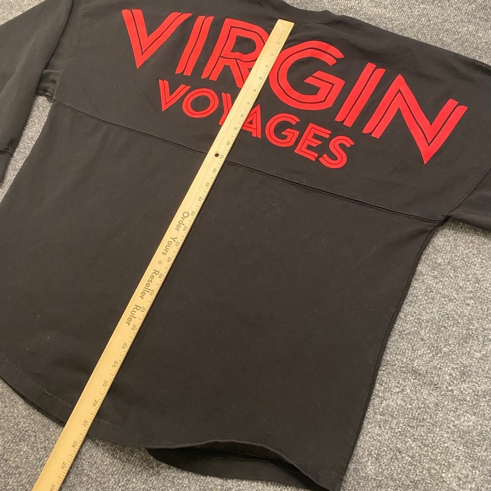 Virgin Voyages Spirit Jersey Oversized Long Sleeve Shirt Mens Medium - Picture 5 of 7